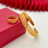 Halskette-Ohrringe-Set, Gelbgold vergoldet, für Damen, exquisites Armband, Ring, 2-teilig, Hochzeitsschmuck, Accessoires, Geschenke