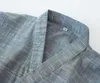Roupas étnicas 8 cores tradicional japonês quimono noite rob para homens vietnã banho nightwear algodão primavera coreano suor azul cinza