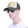 قبعات الكرة غريف - ظلال البيسبول الصفراء قبعة أنيمي قبعة Snapback للفتيات الرجال