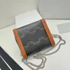 Lyx plånböcker högkvalitativt kortklippmynt designer axelväska kvinnors kedja plånbok modehandväskor väskor kreditkort hållare mini plånbok nyckelpåse zippy med låda
