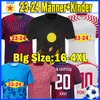 XXXL 4XL 2023 2024 RBL soccer jerseys LeIpZiGes 23 24 Football Shirts XAVI OLMO POULSEN FORSBERG Men Uniforms WERNER OPENDA SILVA Player Version men kids kits sets