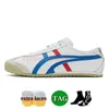 Top Quality Women Mens Onitsukasss Tiger Mexico 66 Running Shoes Silver Gold Off Green Red Yellow White Black Jogging Walking Sneakers Tigers Slip-On Canvas Trainers
