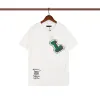 2022 Estate Parigi Mens T-shirt designer tee lusso affollamento lettera maglietta maglietta Classic moda verde donna manica corta casual t-shirt in cotone