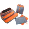 Sacs de rangement de voyage portables 7 pièces, organisateur de vêtements et chaussures, trousse de toilette cosmétique, Kit de bagages, accessoires fournitures 240119