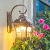 Lampada da parete in stile europeo per esterni, impermeabile, corridoio, giardino, balcone, villa, americano, retro, cancello, cortile, corridoio