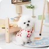 Hundkläder söt vattenmelon tryck sommarkläder valp teddy bichon katt tunna väst husdjur leveranser kawaii