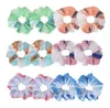 Tiedyed Hairbands Scrunchies Women Baby Girls Colorful cloth hair ring Circle Hair Band Fixed Hair for Girls Scrunchy party gifts6395823