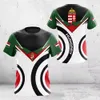 2023 2024 New Hungarian Flag 3D Digital Printed Men's Adult Football Short sleeved T-shirt size XXS-6XL