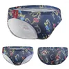 Onderbroek Mannen Print Peni Big Pouch Slipje Ademend Mesh Thongs Gay Ondergoed Ardennen G-String Elastische Korte