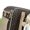 Fashion Pu Designer Dog Carrier Bag Brand Pet Handbag Outdoor Travel Tote Bag Pets Dogs Supplies PS14151132388