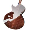 Factory Custom AAA Grade Wald Flower of Life Series Om Barrel Folk Acoustic Guitar Acoustic Guitar Spot 1 Gratis frakt
