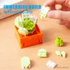 Blocs Mini blocs de construction de fleurs maison bureau succulents ornements en pot bricolage petites particules Puzzle assemblé jouet pour enfants cadeau