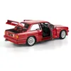 Bburago 1 24 estilo m3 e30 1988 liga modelo carro veículo de luxo diecast modelo de carro brinquedo clássico coleção presente decoração 240124