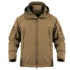 Giacche da caccia Giacca invernale tattica militare Uomo Army CP Abbigliamento mimetico Giacca a vento impermeabile Cappotto bomber in pile multicam