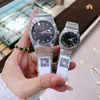 Couple de luxe hommes femmes montres Top marque designer mode diamant montre de haute qualité en acier inoxydable bande montres pour femmes dame anniversaire cadeau de Noël