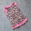 Abbigliamento per cani Abito leopardato Abiti per animali rosa Abiti carini Cani Abbigliamento super piccolo Chihuahua Stampa Primavera Estate Ragazzo Ragazza Ropa Perro