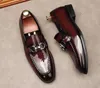 Men Business Party Designer trouwjurk echt lederen handgemaakte mode ademende casual loafers schoenen veter-up forma 6318