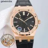 Audemar Piquet Watch Auto Mens Designer Holwatch Menwatch Box 63VV Yüksek Kaliteli İsviçre Mekanik Hareket UHR Geri Şeffaf Kauçuk Kayış Montre Royal Rel