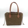 Totes andmade Dames andbag Weave Zomer Beac Bag Boemian Vrouwelijke Strozakken Reizen Vakantie Top-andle Tote Trekkoord MandH24218