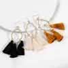 Dangle Earrings Sold Color Bohemian Style Traditional Women Fashion Tassels Elegant 2024 Jewelry Wholesale