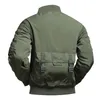 Air Flue Fly Pilot Jacket Militär Flight Tactical Bomber Jacket Men Winter Warm Motorcykel Överrock Baseballuniformer 240202