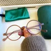 Óculos de sol óculos de leitura feminino quadro redondo presbiopia ultraleve luz azul hd óculos prescrição 0 a 4.0
