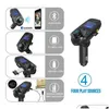 Bluetooth Car Kit T11 LCD 핸즈 -A2DP 5V 2.1A USB 충전기 FM 송신기 무선 모더 O 음악 플레이어 패키지 드롭 배송 DHWDA