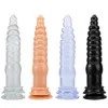 섹스 제품 대형 항문 플러그 딜도 에로틱 부트 소프트 페니스 확장기 여성과 남성을위한 긴 거시기 자위기 장난감 240130