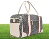 أزياء PU Designer Dog Carrier Bag Brand Pet Handbag Outdoor Travel Troude Bag Pets Dogs Supplies PS14154756003