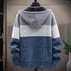 Herrenpullover Herrenmantel Herren Sweatshirt Freizeit Sport Nähte Pullover Herbst verdicken Strickjacken Mäntel Warm Outwear Weich Bequem