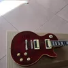 Elektrische gitaar G standaard L P Slash Red Tiger Patroon Kleur Mahonie Body Palissander toets Ondersteuning Maatwerk Freeshipping