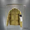 Stones Island Jacket Fashion Coat Luxury French Stones Island 남자 브랜드 남성 재킷 단순한 가을과 겨울 방풍 경량 Long Sle 4457