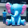 vente en gros mascotte faite sur commande éléphant gonflable décoration extérieure dessin animé grand ballon animal pour la publicité