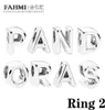 Fahmi 2020 printemps argent classique couleur or bague de mariage en cristal pour femmes hommes cadeau de noël pour femmes bijoux de fiançailles Ri3878370