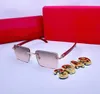 2024 Luxe oversized ontwerpers van topkwaliteit metalen frame zonnebrillen polarlens voor dames heren goggle senior brillen brillen vintage groot frame dames3049