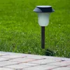 Garden Decorations Ground Cone Stake Spike Solar Lamp Stakes For Outdoor Lights Plastic Lawn Replacement House