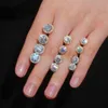 Классические круглые серьги с бриллиантами 2CT, пройденные испытания для женщин, ювелирные изделия из стерлингового серебра 925 пробы, модные серьги, подарок на помолвку 240125