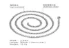 軽い高級ヨーロッパとアメリカのファッションメンズとレディースキューバリンクチェーンチタンスチールネックレスファッションチェーンステンレス鋼7315823