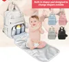 Mommy Bag New Portable with Urine Pad Backpack Anti-splash Large Capacity Treasure Mom Backpack