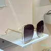 Óculos de sol oversized metal pérola moda ouro rosa lentes mulheres sunframe tons uv400 óculos com caixa