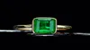 FFGems 18K Goud Kleur Emerald Ringen voor Vrouwen Vintage Zilver Kleur Ring Heren Sieraden Merk Anniversary Party Gift hele9458653