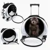 Pet Trolley Travel Bag Cat Breathable Backpack Portable Carrying For Dogs Large Space 240131