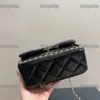 Women Mini Designer CF Crossbody Bag Gold Hardware Matelasse Chain Luxury Handbag Stylish Shoulder Bag Trend Wallet Coin Purse Pochette Clutch Key Pouch Sacoche 20C