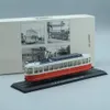 1/87 Scala Germania TW4 HerbrandA EGG Tram Light Rail Train Modello di simulazione da collezione Boy Toy Gift Display Ornaments 240131