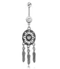 D0646 Dreamer Bauchnabelpiercing Silber Schwarz012345967569