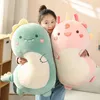 45/80 CM Squishy Spielzeug Kawaii Tier Fett Dinosaurier Shiba Inu Hund Spielzeug Niedliche Kaninchen Puppe Mädchen Bett Schlafen Kissen 240125