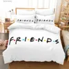 Bedding sets 3D Friends TV Movie Duvet Cover Set Full Queen King Size Comforter Cover Bedclothes Bed Linen Quilt Cover Set with case(s) T240218