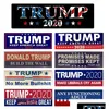 Banner Flags 100pcs Donald Trump Araba Çıkartmaları Tampon Sticker Tutun AMERİKA ARAÇ PASTER DROP TESLİMİ DEĞİŞTİRME İÇİN ÇIKARILI