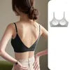 Women's Tanks Modal Camisole With Padded U-Neck Tank Wireless Strapless Bra Push Up Stretch Korea Stylish Layering Base Tops