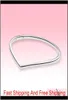 New Polished Wishbone Bangle Bracelets Women High Quality Jewelry For 925 Sterling Silver Bracelet With Original Retail Box Oc Vi1Fl4985440